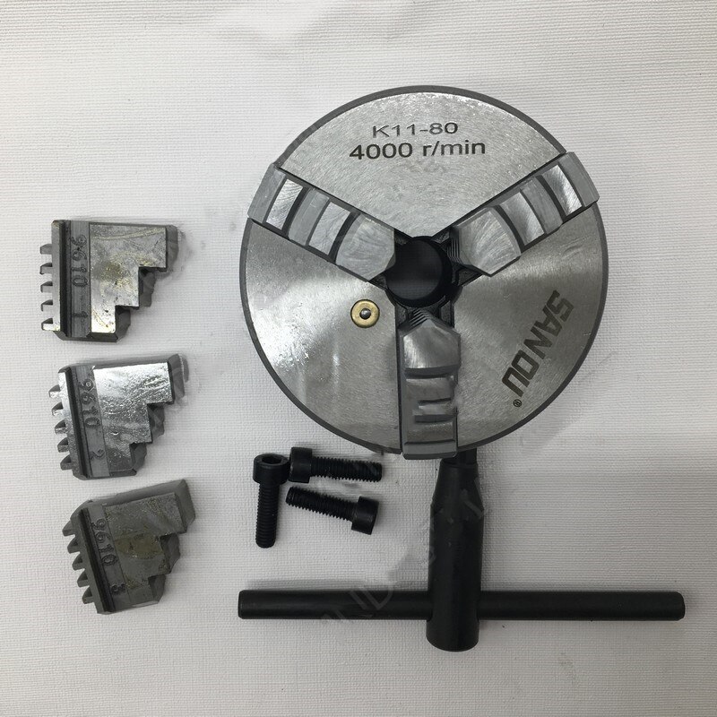 80-Mm-3-Inch-3-H-m-T-Centering-Ti-n-Chuck-Sanou-K11-80-K11